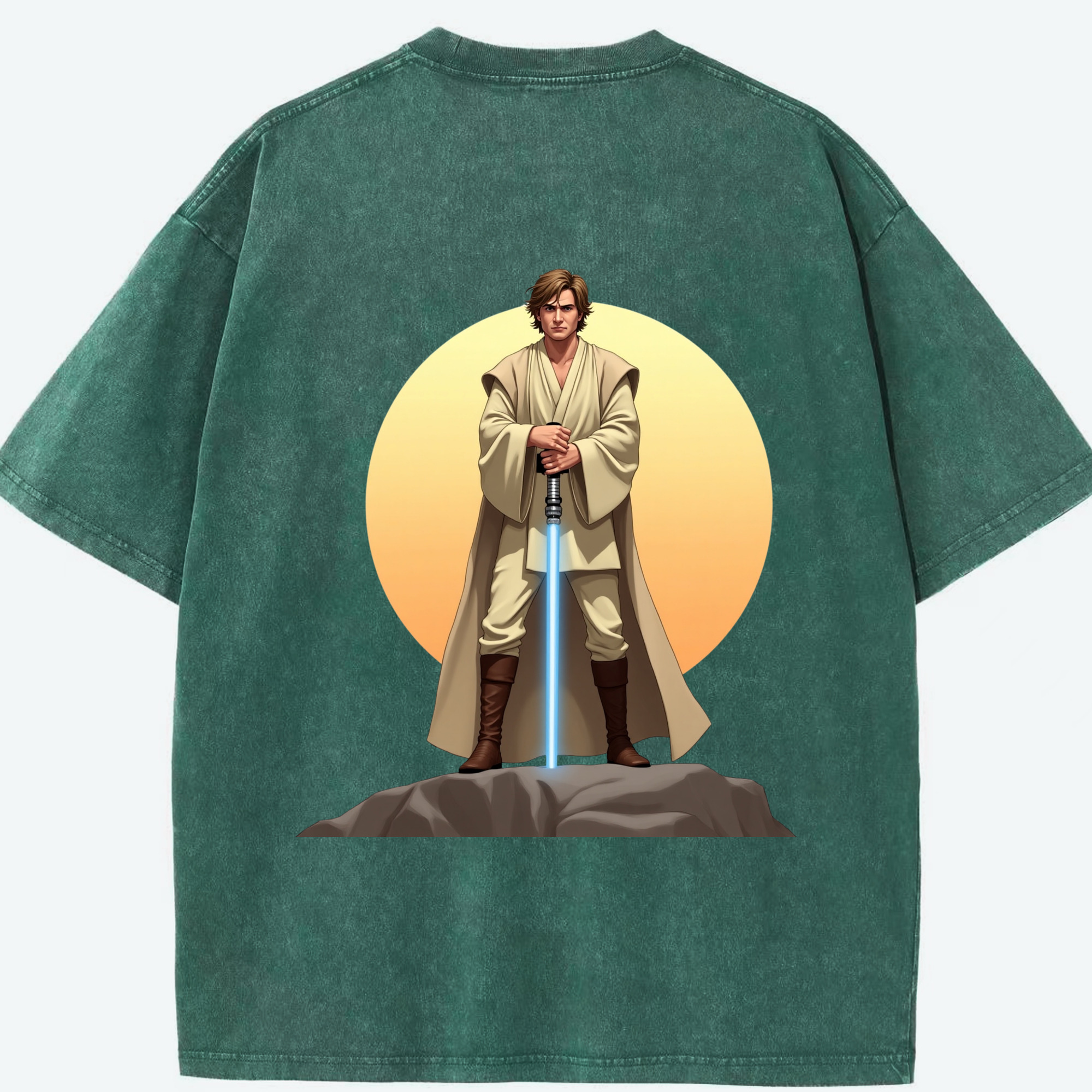 （画像用） スター・ウォーズ Star Wars 綿100% ヴィンテージ風 半袖Tシャツ（背面プリント）